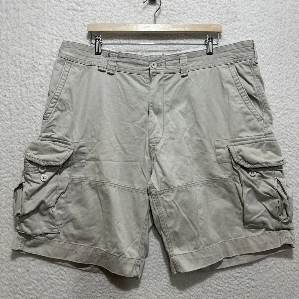 Polo Ralph Lauren Cargo Shorts Men's 40 Big Classic Fit 100% Cotton Pockets Logo